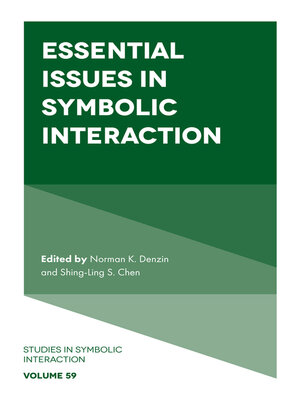 cover image of Essential Issues in Symbolic Interaction